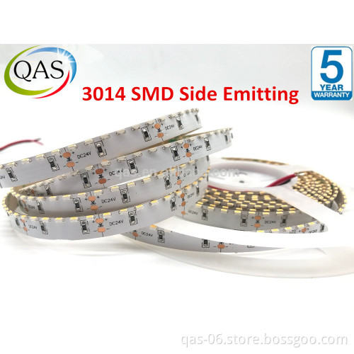 Side Emitting Led Strip Light SMD 3014 Led Strip 120 Led Per Meter Strips